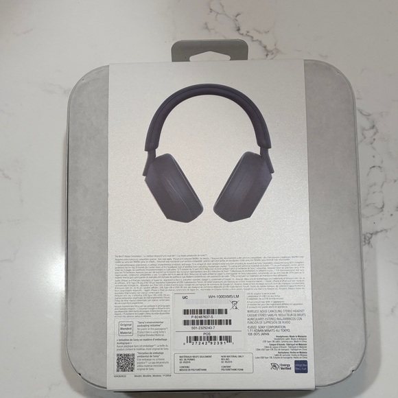 Sony WH-1000XM5 Headphones - Deep Blue - Picture 2 of 2